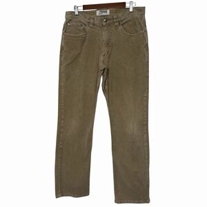 Mountain Khaki Mens Canyon Cord Pant Classic Fit Tan Stretch Sz 35 Inseam 31